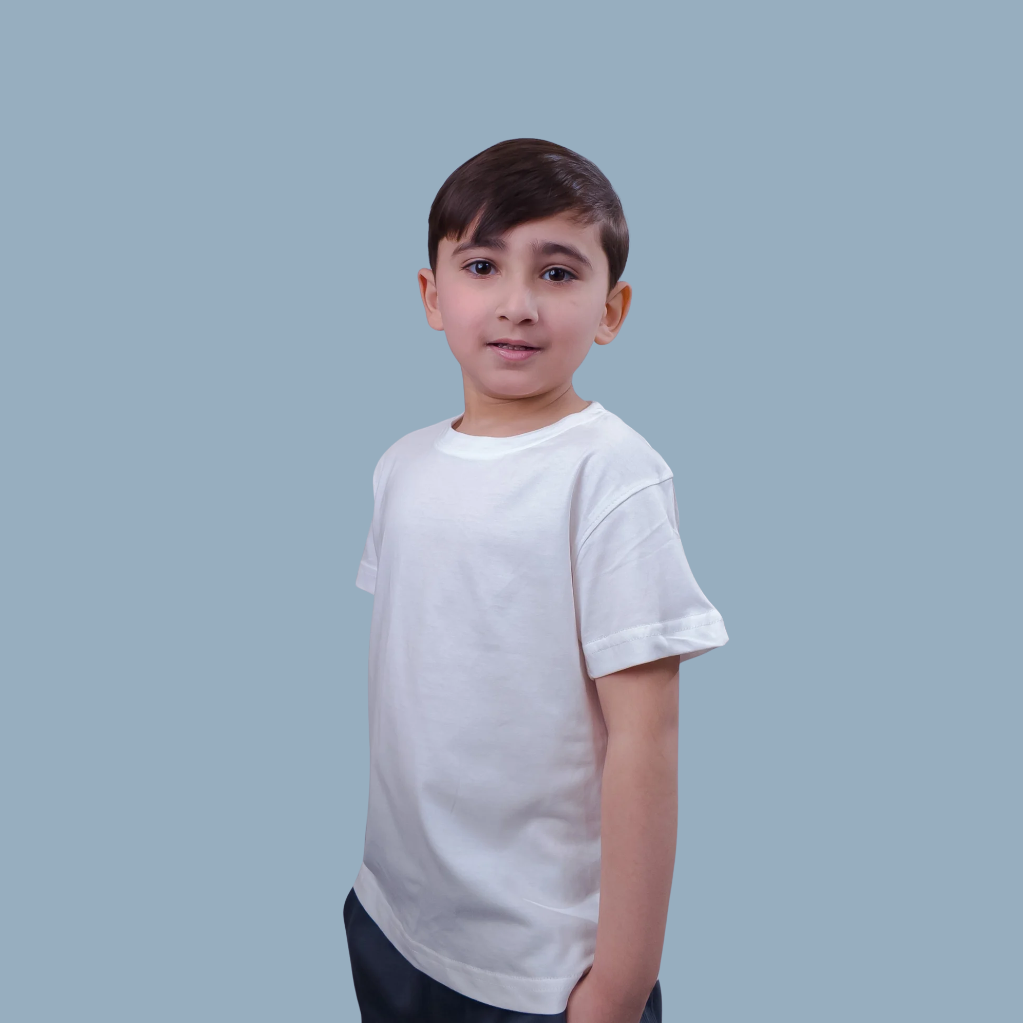 White Cotton T-Shirt | 2-14 Years